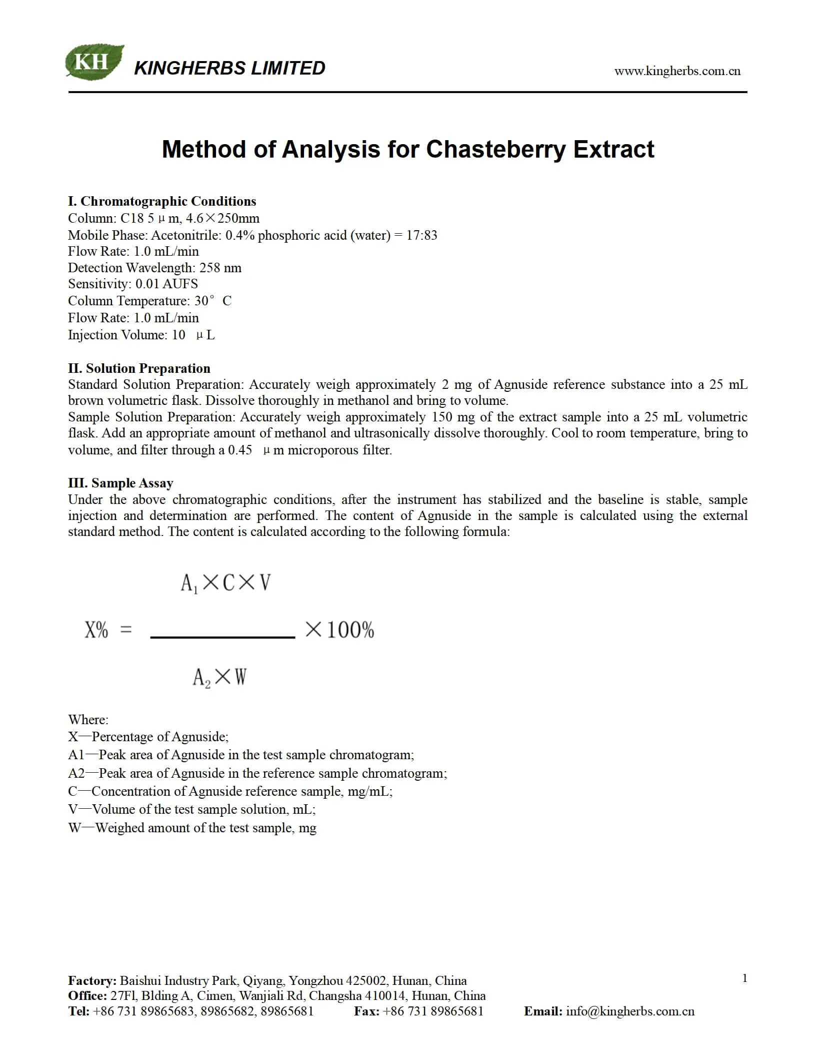 Material Safety Data Sheet MSDS - ZAC Biotech Co., Ltd.